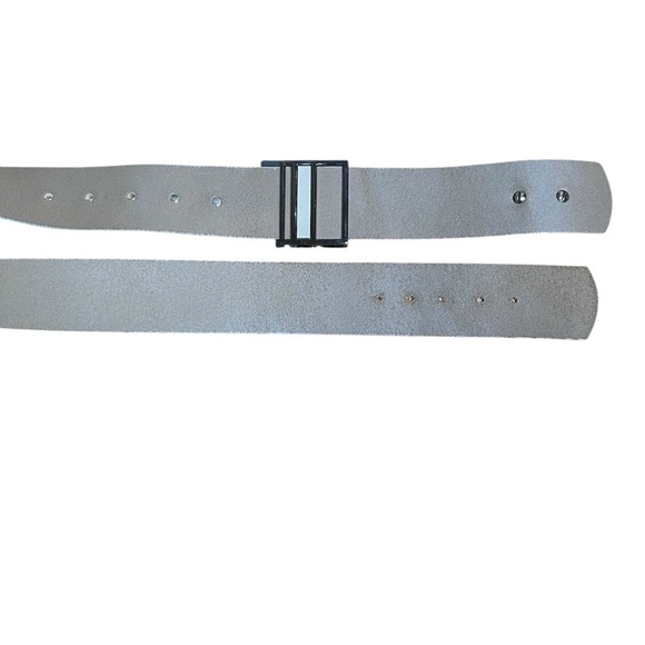 COP COPINE 100% Genuine Leather Studded Statement Belt Logo Women’s Sz Medium main image 7
